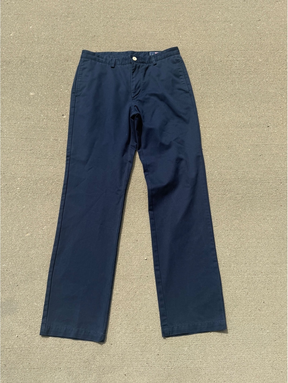 Vineyard Vines Navy Blue Cotton Chino Pants Size 32x34